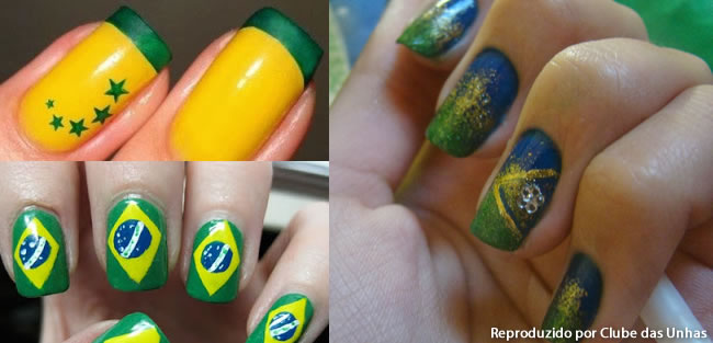 unhas decoradas copa 2014