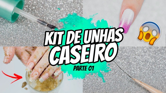 KIT DE UNHAS CASEIRO PRÁTICO E FUNCIONAL - PARTE 01 - Ideia Rosa
