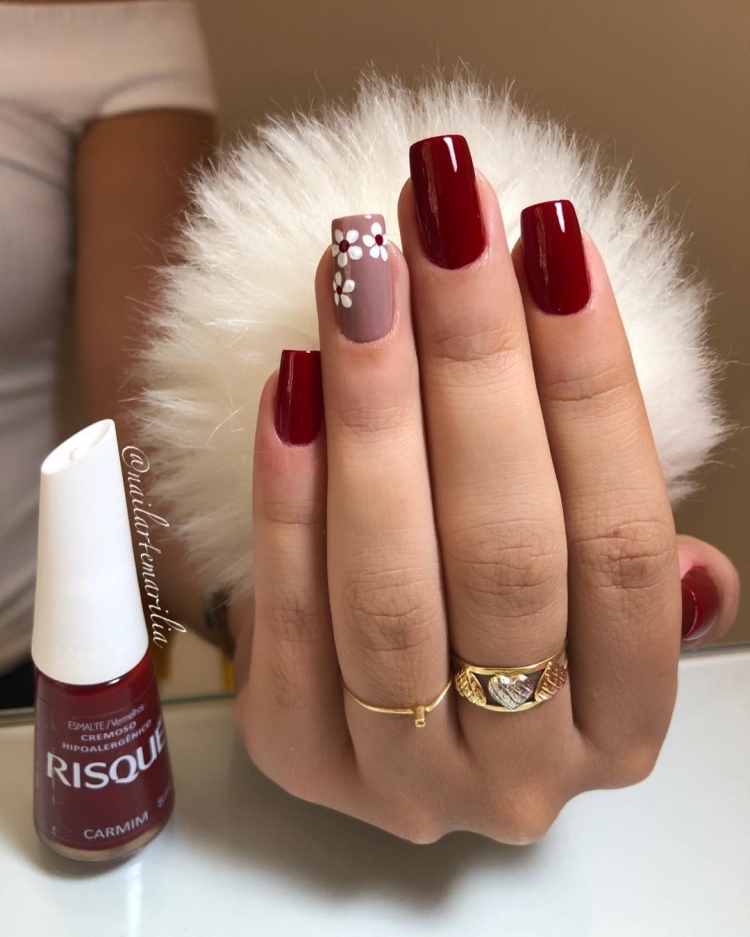 19 Fotos De Unhas Decoradas Com Esmalte Vermelho