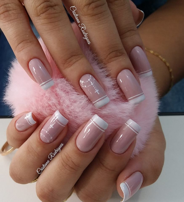 19 Ideias de unhas francesinhas que fazem mais sucesso