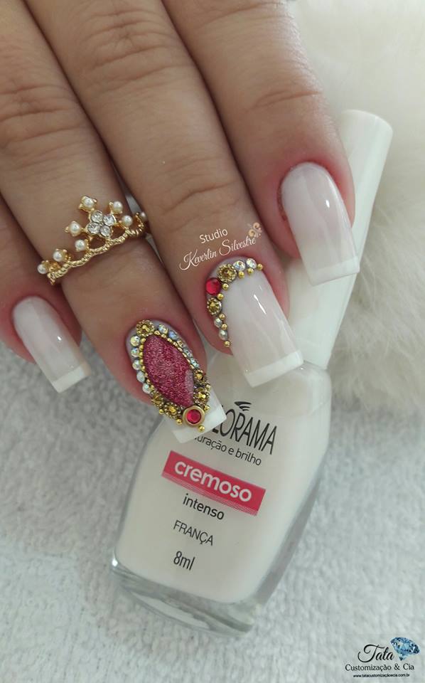 19 Ideias de unhas francesinhas que fazem mais sucesso1