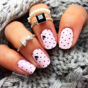 Unhas decoradas para o Dia dos Namorados