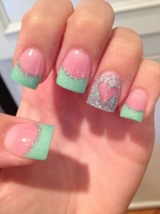 Unhas decoradas para o Dia dos Namorados