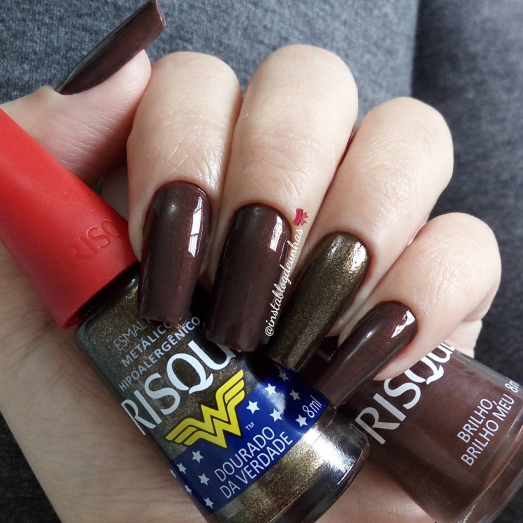 5 Modelos de unhas usando esmaltes da risqué