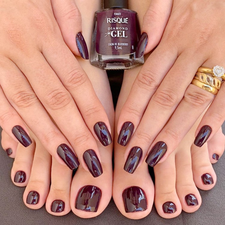 5 Modelos de unhas usando esmaltes da risqué