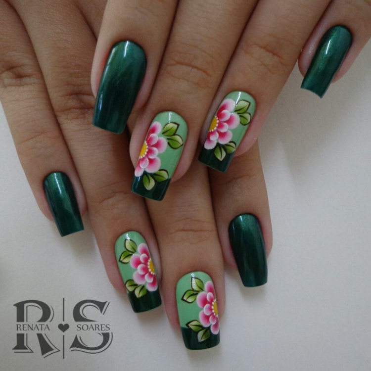 Unhas artísticas decoradas com desenhos lindos, veja todas