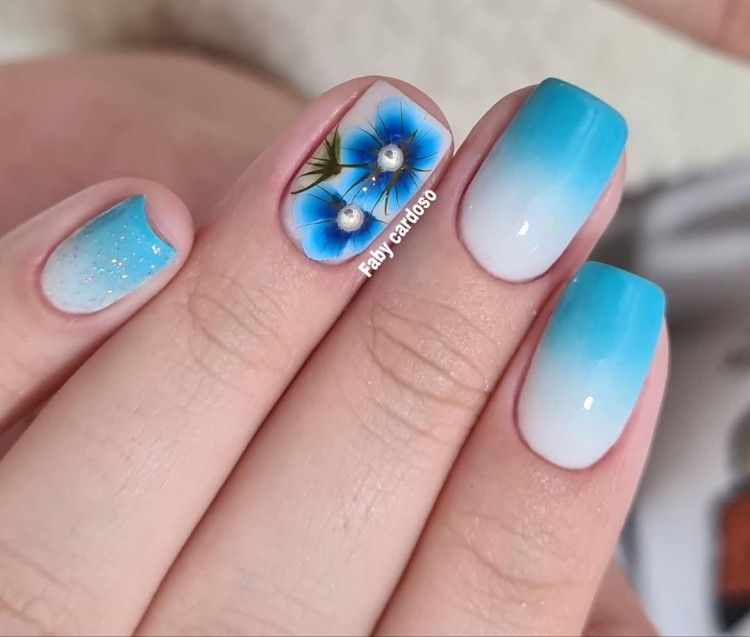 Ideias de Esmaltes e Adesivos para unhas decoradas perfeitas112