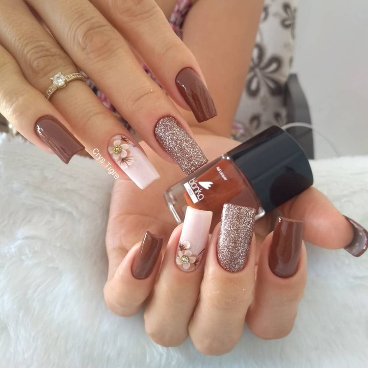 Ideias de Esmaltes e Adesivos para unhas decoradas perfeitas116