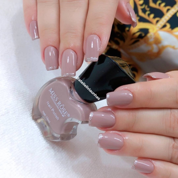 Unhas francesinhas nude9