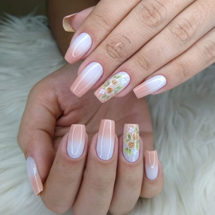 23 Inspirações de Unhas Babyboomer com esponja