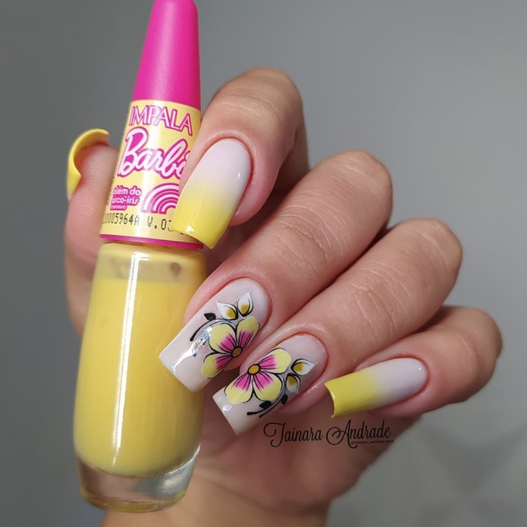 23 Inspirações de Unhas Babyboomer com esponja