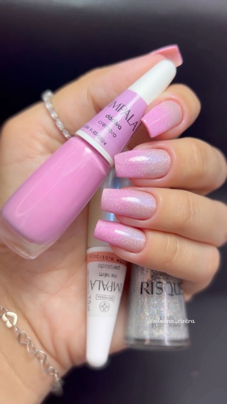 23 Inspirações de Unhas Babyboomer com esponja